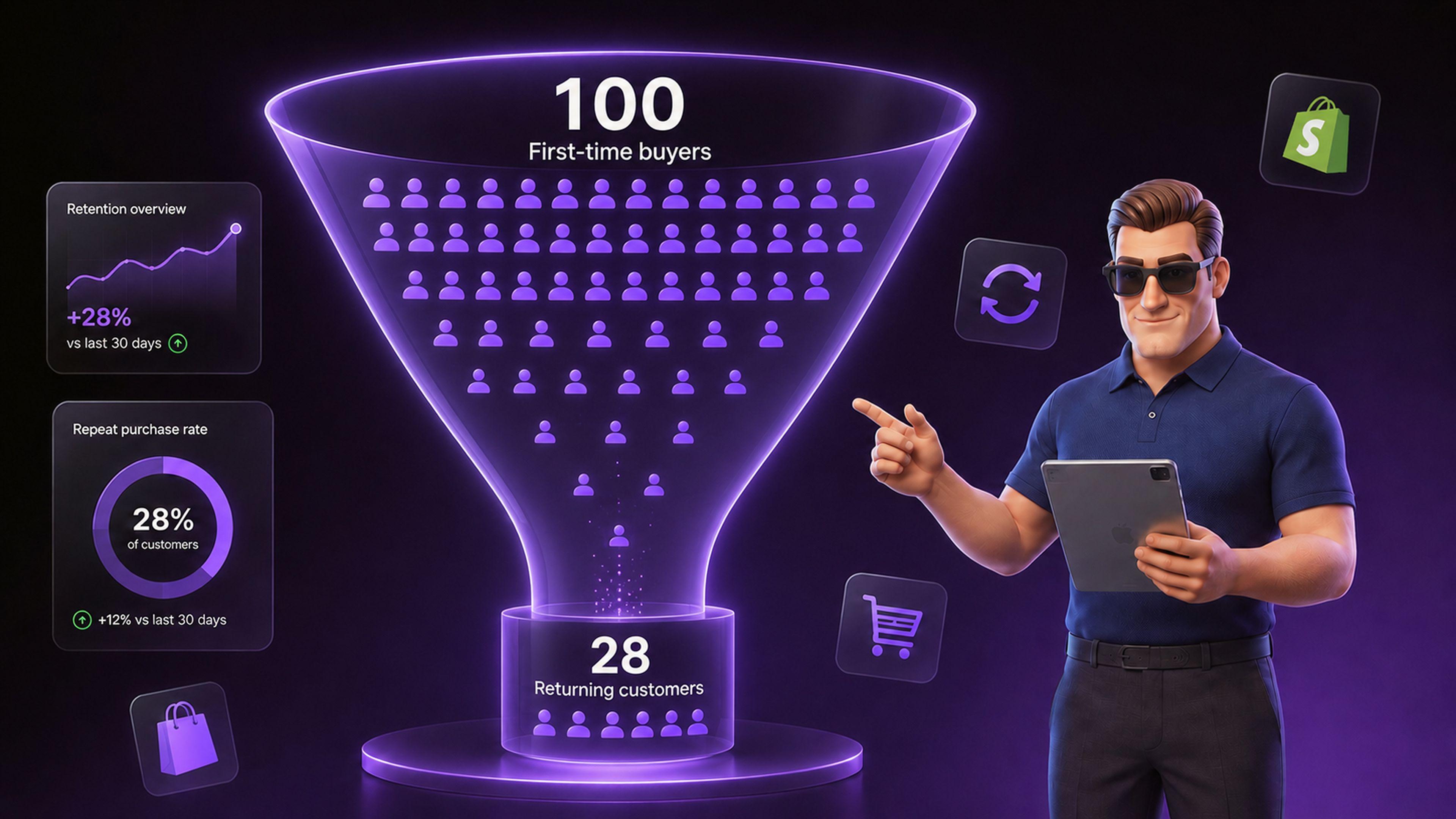 Why 72% of First-Time Buyers Never Come Back and the Shopify Retention Math in 2026